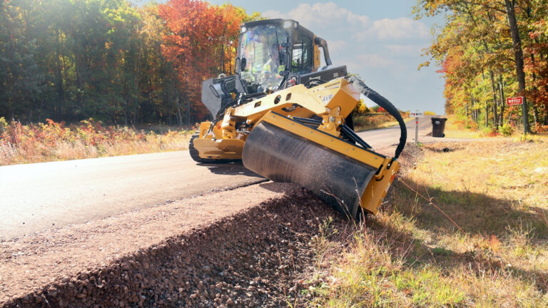 Road Widener Increases Versatility of Offset Vibratory Roller Attachment with New Accessory